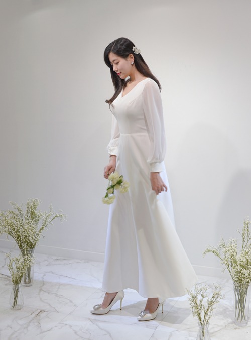 [판매] 셀프 웨딩 드레스 - 662