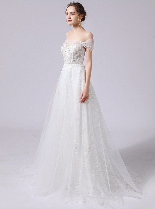 [판매] 셀프 웨딩 드레스 - 1124