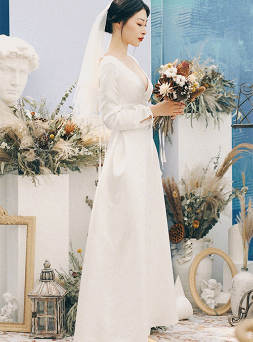 [판매] 셀프 웨딩 드레스 - 599